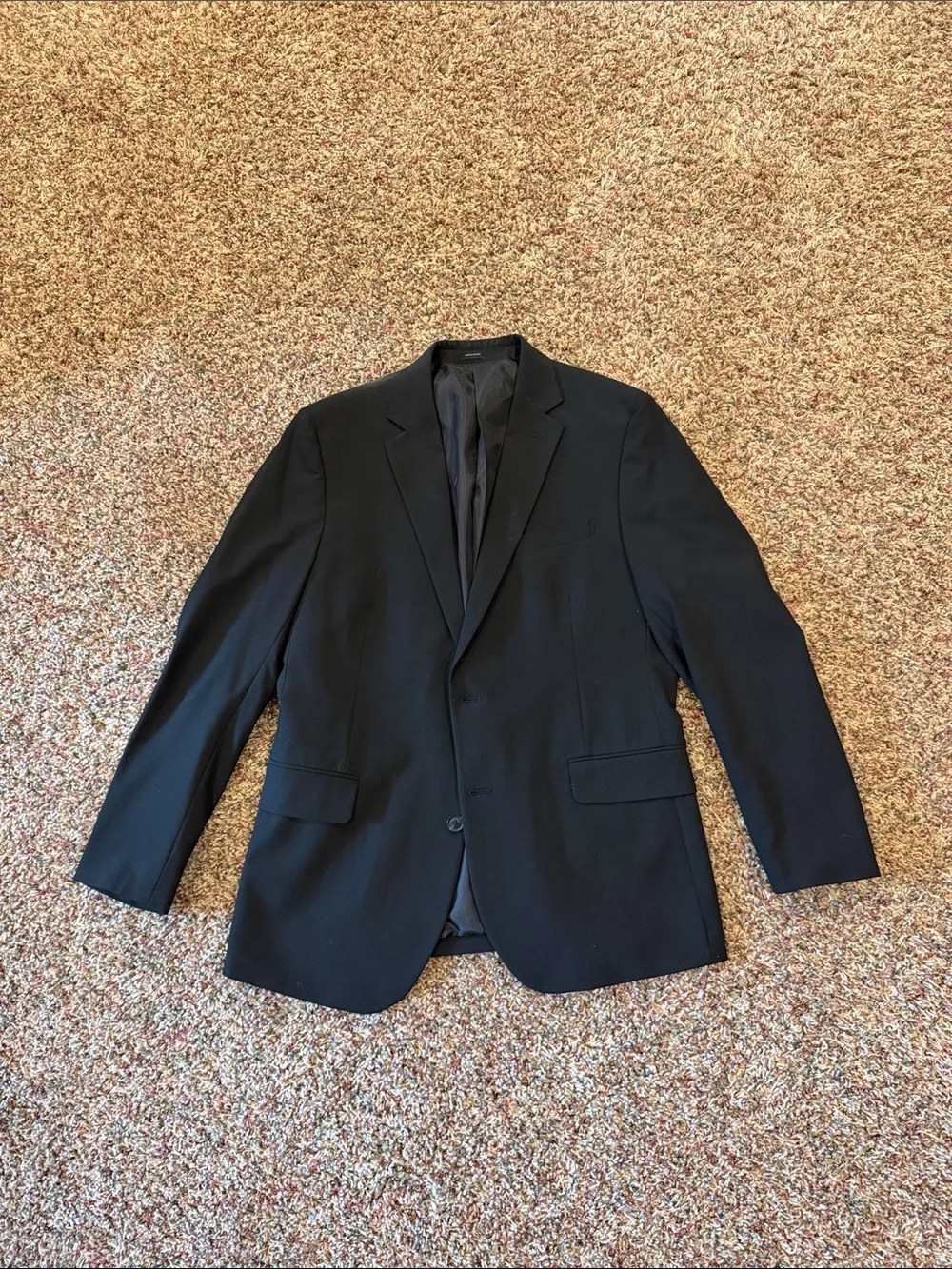 jf j.ferrar Men's Black Sport Coat Blazer